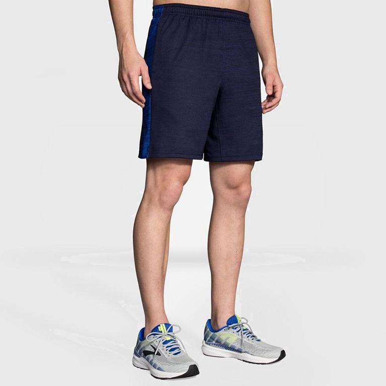 Brooks Rep 8 Hombre Pantalones Cortos - Grises (4862SZKVQ)